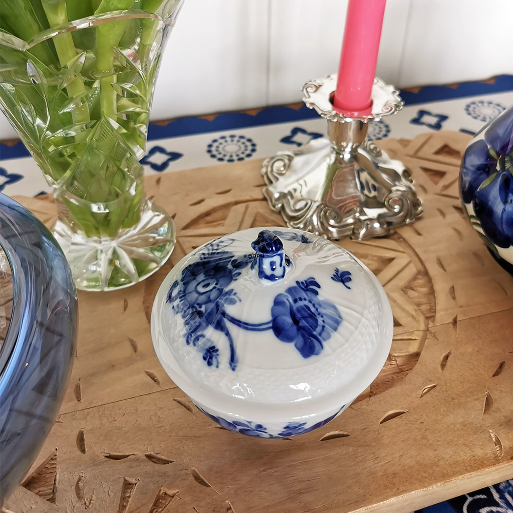 Blaue Blume, geschweift, Zuckerdose Nr. 10/1678 oder 153, Inhalt 15 cl., Royal Copenhagen