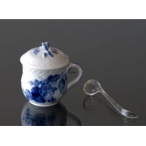 Blaue Blume, Geschweift Senfglas Nr. 10/1594 oder 198, Royal Copenhagen