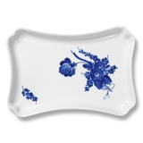 Blue Flover, geschweift, Tablett für Zuckerdose und Sahnekännchen Nr. 10/1694 oder 364, Royal Copenhagen