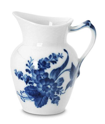Blaue Blume, geschweift, Sahnekännchen Nr. 10/1538 oder 394, Inhalt 16 cl., Royal Copenhagen