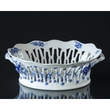 Blaue Blume, geschweift, Obstkorb Nr. 10/1579 oder 398, oval, Royal Copenhagen (Braune Marke, Beschreibung lesen)