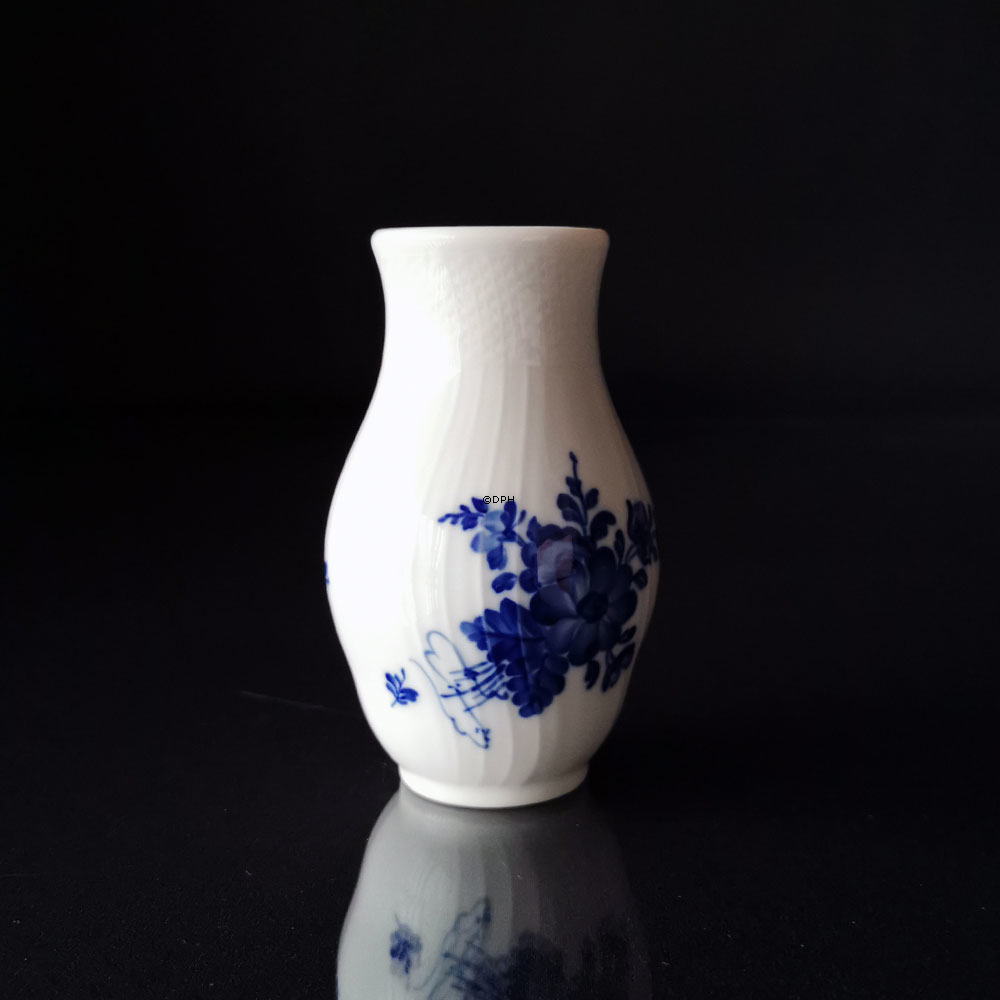 Blaue Blume geschweift, Vase Nr. 10/1803 oder 678, Royal Copenhagen