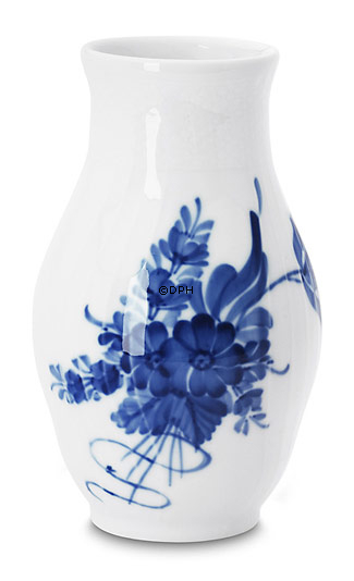 Blaue Blume geschweift, Vase Nr. 10/1803 oder 678, Royal Copenhagen