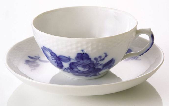 Blaue Blume, glatt, Teetasse Nr. 10/8049 oder 080, Royal Copenhagen