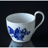 Blaue Blume, glatt, Kaffeetasse mit hohem Henkel OHNE Untertasse, Royal Copenhagen