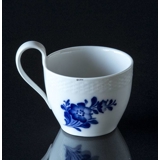 Blaue Blume, glatt, Kaffeetasse mit hohem Henkel OHNE Untertasse, Royal Copenhagen