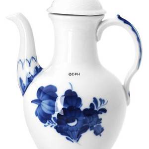 Blaue Blume, glatt, Kaffeekanne Royal Copenhagen | Nr. 1107123 | Alt. 10-8034 | DPH Trading