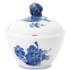 Blaue Blume, glatt, kleine Zuckerdose mit Deckel, Royal Copenhagen | Nr. 1107153 | Alt. 10-8081 | DPH Trading