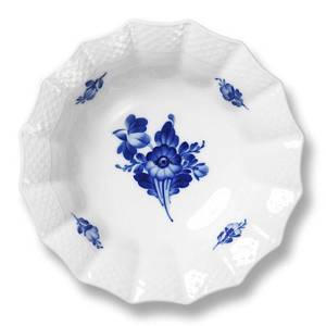 Blaue Blume, glatt, runde Schale, Royal Copenhagen 17cm | Nr. 1107351 | Alt. 10-8008 | DPH Trading