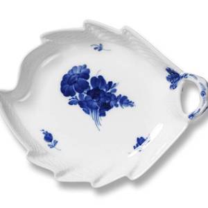 Blaue Blume, glatt, blattförmige Kuchenplatte, klein 19cm | Nr. 1107356 | Alt. 10-8001 | DPH Trading