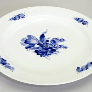 Blaue Blume, glatt, runde Servierplatte Ø36cm | Nr. 1107376 | Alt. 10-8013 | DPH Trading