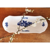 Blaue Blume, glatt, längliche Schale Nr. 10/8072 oder 378, Royal Copenhagen 36cm