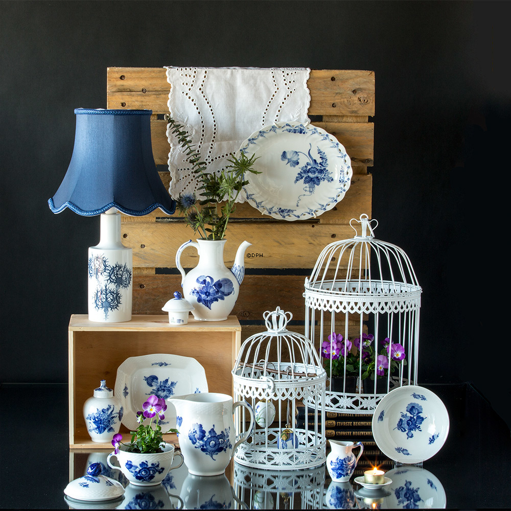 Blaue Blume, glatt, Sahnekännchen Nr. 10/8025 oder 392, Royal Copenhagen