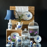 Blaue Blume, glatt, Sahnekännchen Nr. 10/8025 oder 392, Royal Copenhagen