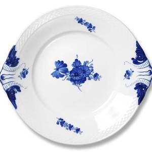 Blaue Blume, glatt, Kuchenplatte, Royal Copenhagen Ø29cm | Nr. 1107422 | Alt. 10-8162 | DPH Trading