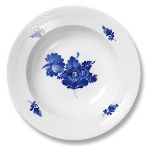 Blaue Blume, glatt, Suppenteller 23cm | Nr. 1107605 | Alt. 10-8106 | DPH Trading