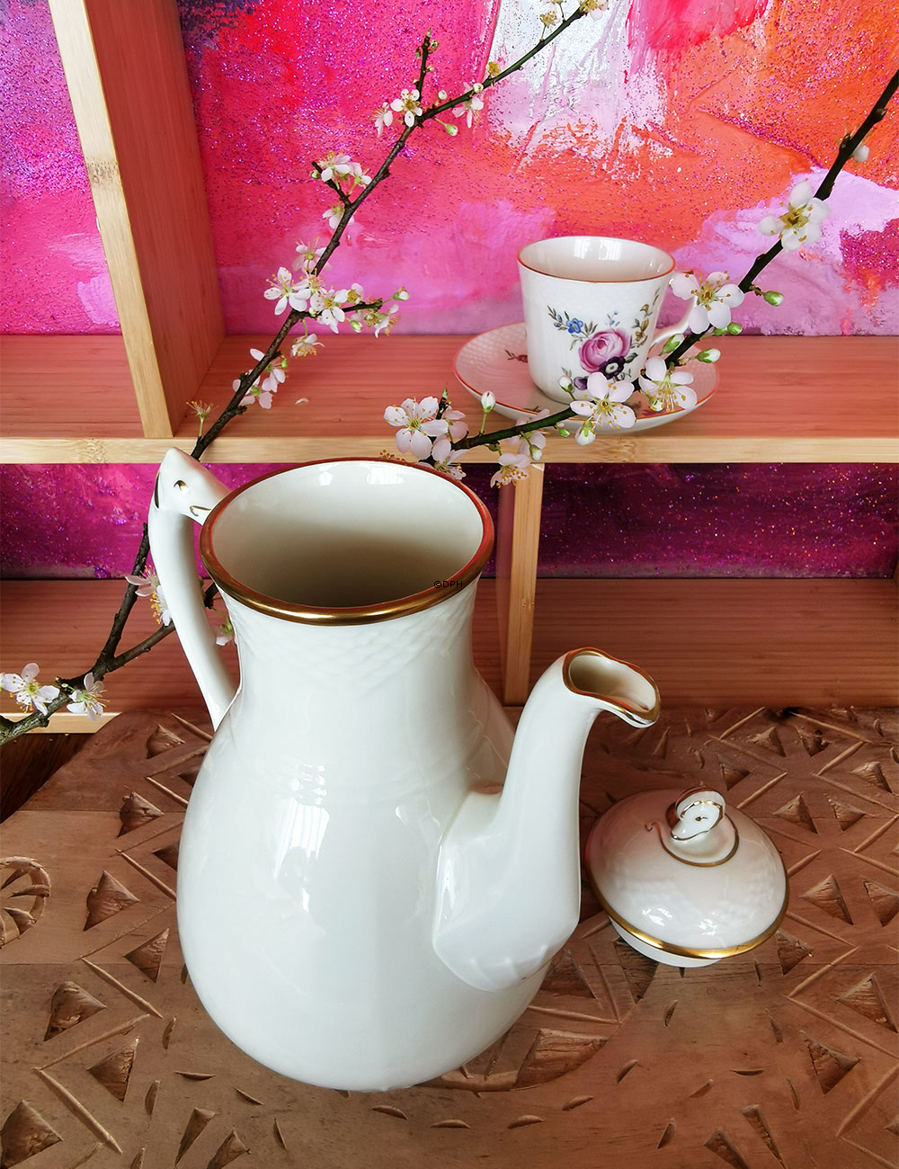 Bing & Gröndahl Hartmann Kaffeekanne Nr. 91A