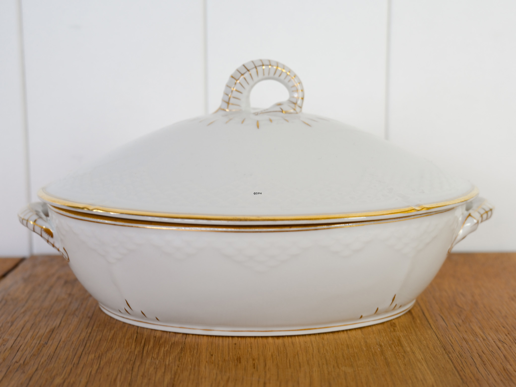 Bing & Gröndahl Hartmann Ovale Terrine mit Deckel Nr. 5 oder 511