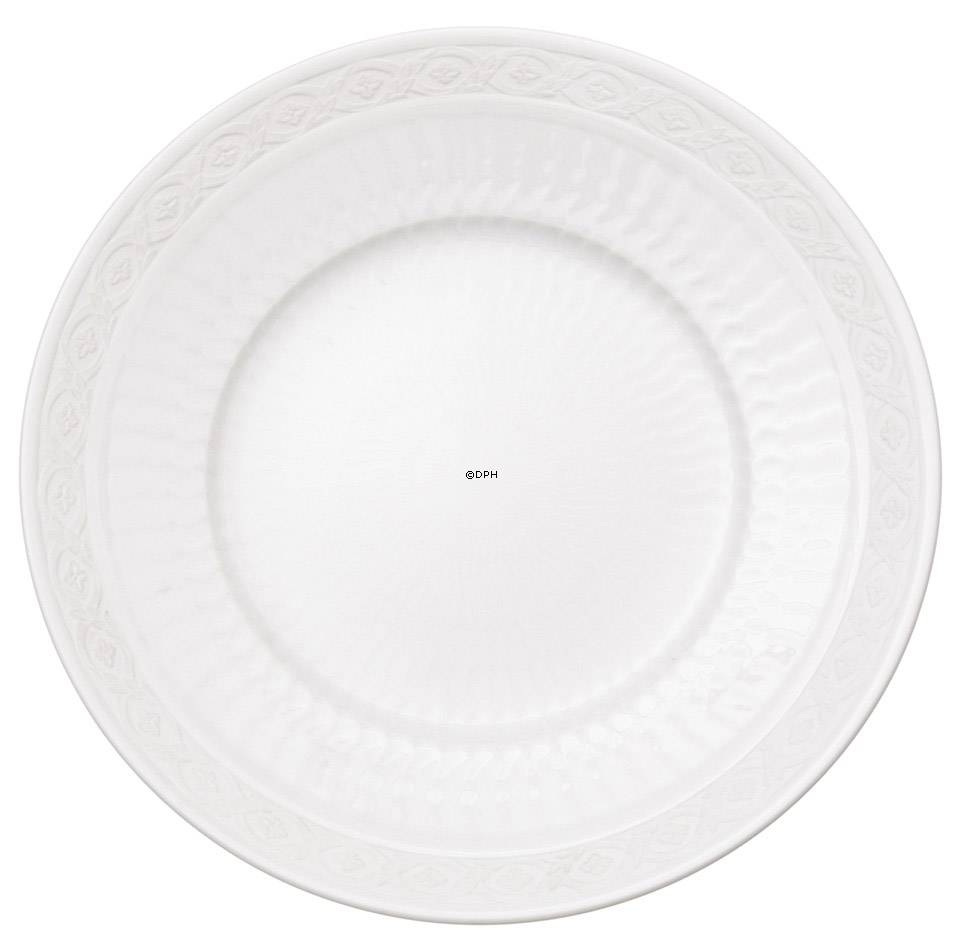 Weißer Fächer, Teller 19cm Nr. 619, Royal Copenhagen