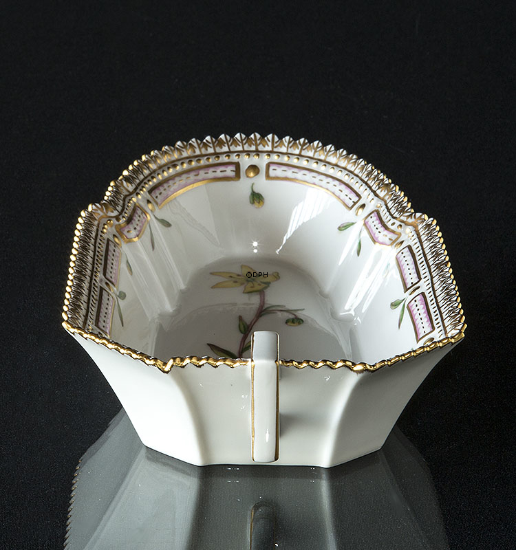 Flora Danica rechteckige Schale, Royal Copenhagen