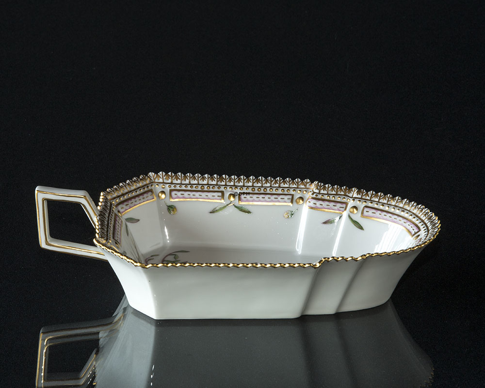 Flora Danica rechteckige Schale, Royal Copenhagen