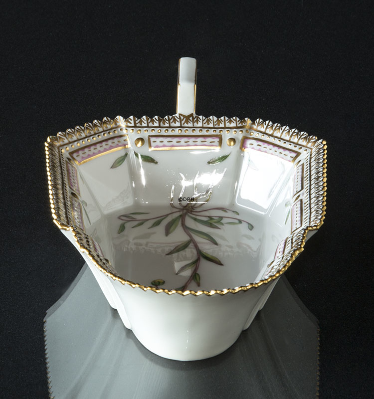 Flora Danica rechteckige Schale, Royal Copenhagen