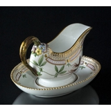 Flora Danica Sauciere auf Ständer, Inhalt 35 cl, Royal Copenhagen