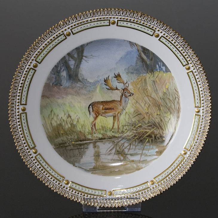Fauna Danica Jagdgeschirr mit Hirsch, Royal Copenhagen