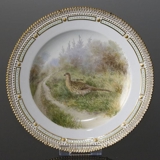 Fauna Danica Teller mit Fasanenhenne, Royal Copenhagen