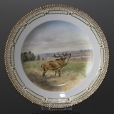 Fauna Danica Teller mit Rotwild, Royal Copenhagen