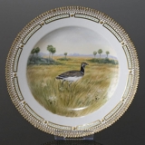 Fauna Danica Jagdgeschirr, Vogelteller mit kleiner Trappe, Royal Copenhagen