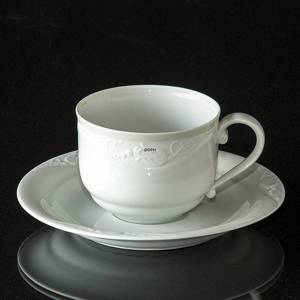 Weiße Magnolie Classic, White Magnolia Classic, Kaffeetasse mit Untertasse, Inhalt 19 cl, Royal Copenhagen | Nr. 1165071 | DPH Trading
