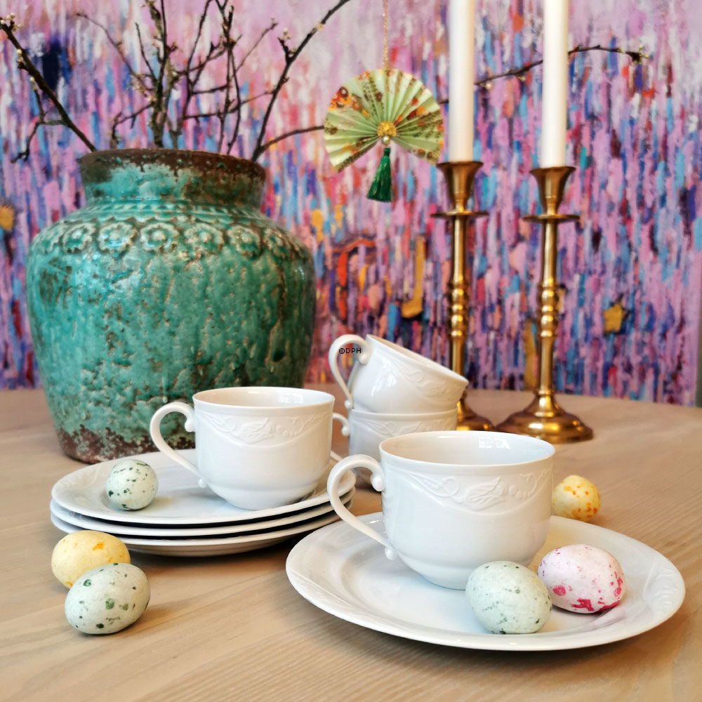 Weiße Magnolie Classic, Flacher Teller 17 cm Nr. 617, Royal Copenhagen