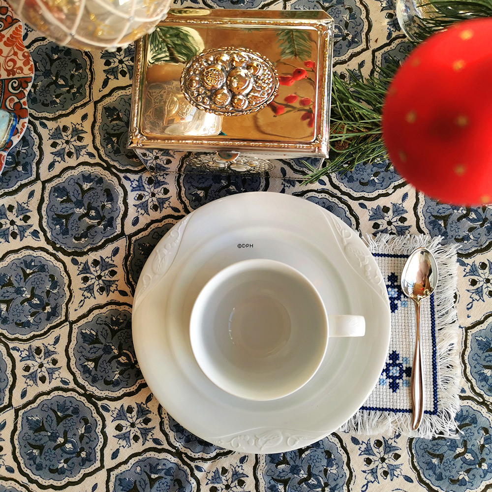 Weiße Magnolie Classic, Flacher Teller 17 cm Nr. 617, Royal Copenhagen