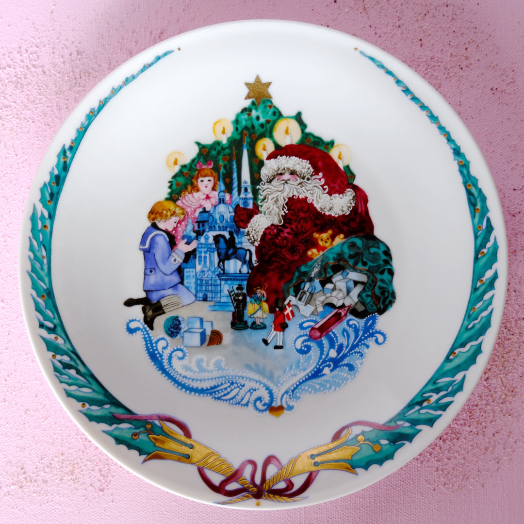 1989 Jingle Bells Teller, Royal Copenhagen