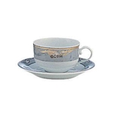 Magnolia, Grau mit Gold, nur Kaffeetasse Nr. 072, Inhalt 19 cl, Royal Copenhagen