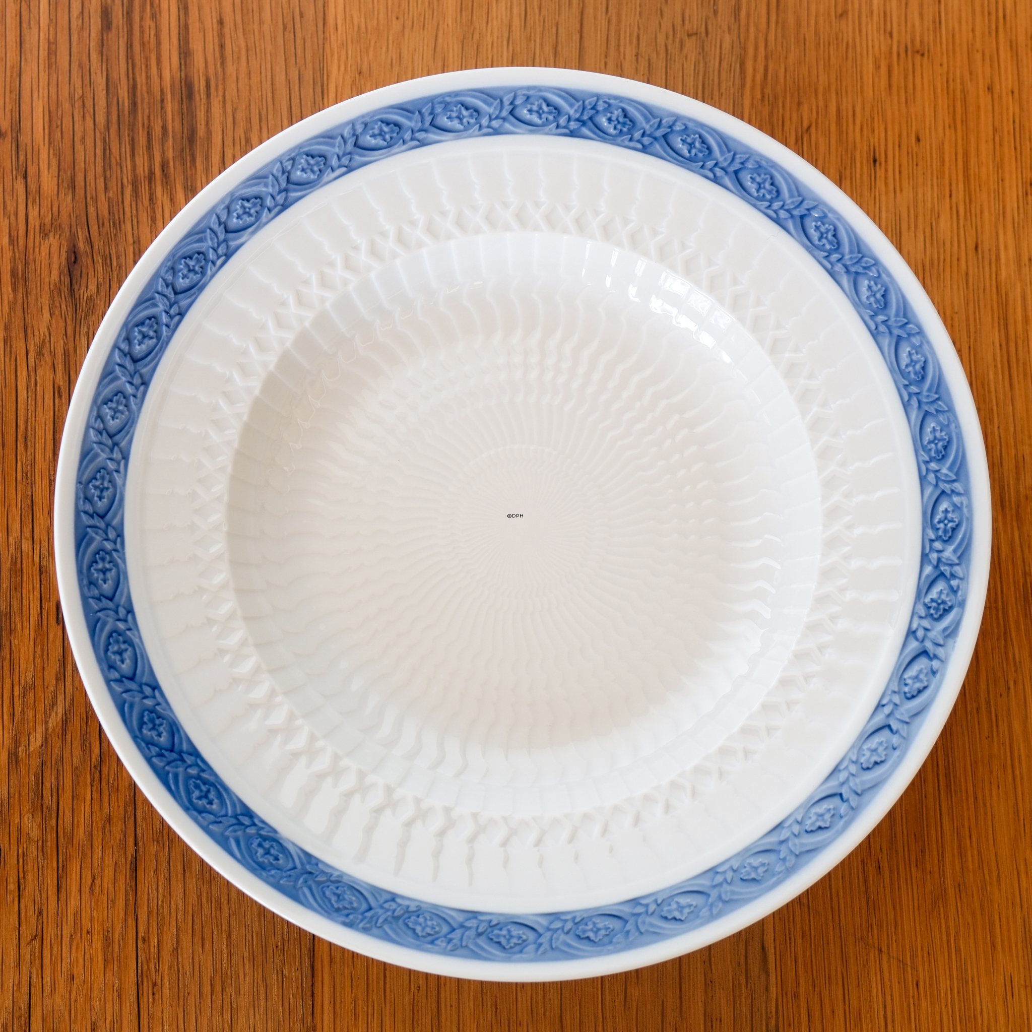 Blauer Fächer, Großer Suppenteller 25 cm Nr. 11514, Royal Copenhagen
