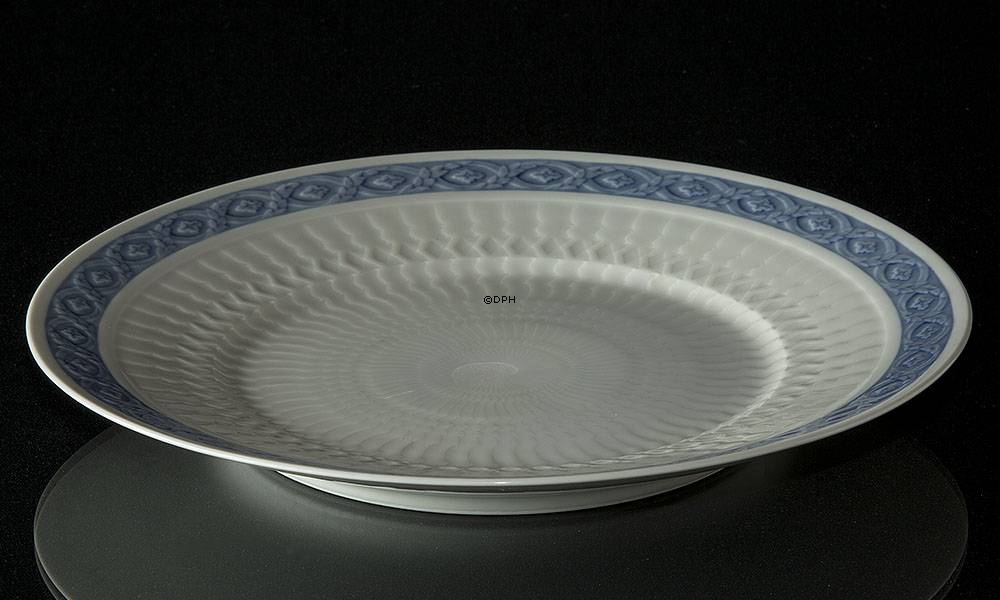 Blauer Fächer, Essteller 25cm, Royal Copenhagen
