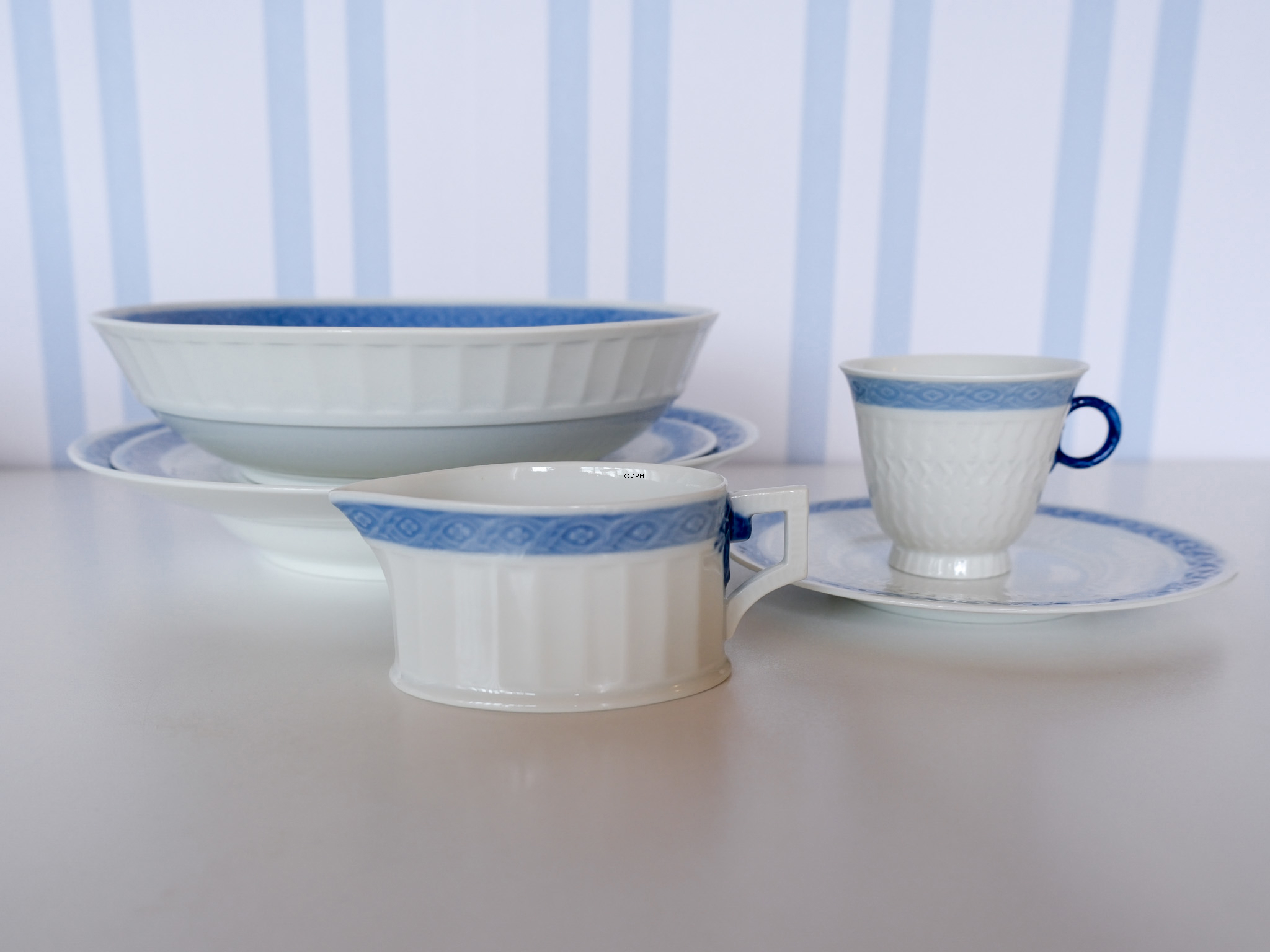Fächer Blau Kaffeetasse OHNE Untertasse Nr. 11538, Royal Copenhagen