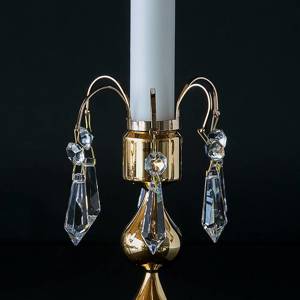 Kerzenring mit Kristalltropfen | Nr. 1212 | Alt. 11-591 | DPH Trading