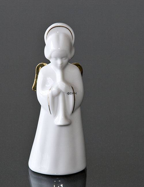 Himmlische Musik, Engel mit Horn mit Gold, Bing & Gröndahl Nr. 321