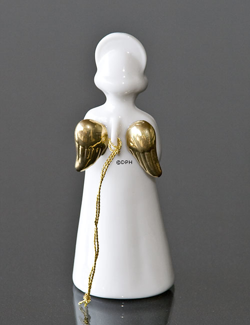 Himmlische Musik, Engel mit Horn mit Gold, Bing & Gröndahl Nr. 321