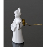 Himmlische Musik, Engel mit Gitarre mit Gold, Bing & Gröndahl Nr. 324