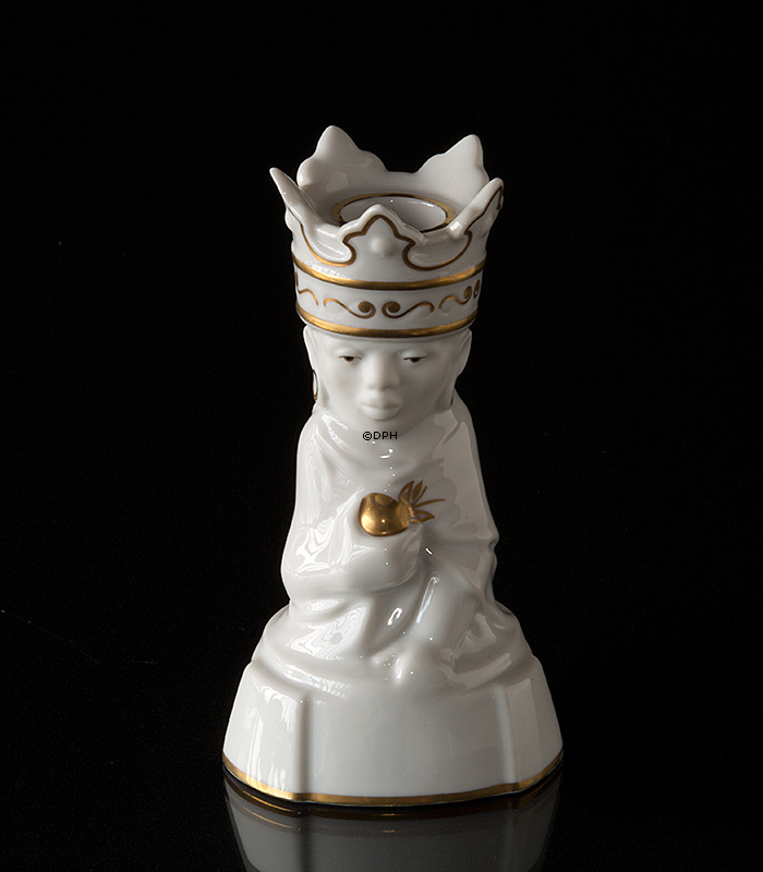 Balthazar, König mit Myrrhe, einer der Heiligen Drei Königen, Royal Copenhagen Kerzenständer Nr. 335