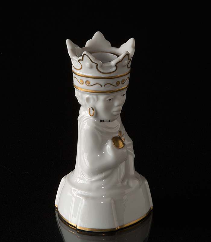 Balthazar, König mit Myrrhe, einer der Heiligen Drei Königen, Royal Copenhagen Kerzenständer Nr. 335