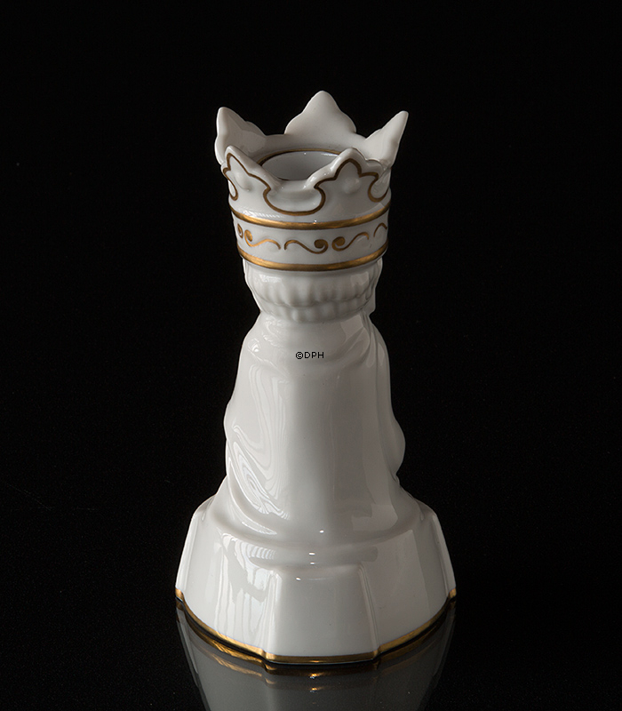 Balthazar, König mit Myrrhe, einer der Heiligen Drei Königen, Royal Copenhagen Kerzenständer Nr. 335