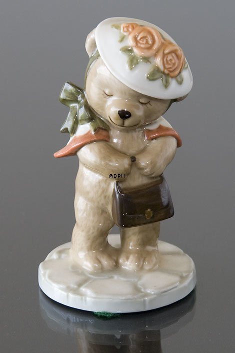 Victoria 1998 jährlicher Teddybär Figur, Bing & Gröndahl