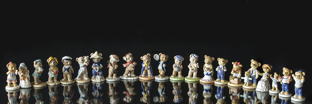 Victor 2002 jährlicher Teddybär Figur, Bing & Gröndahl