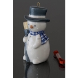 Weihnachten der Kinder Figurornament Schneemann 1999, Royal Copenhagen