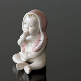 Baby sitzt, Royal Copenhagen Figur Nr. 021